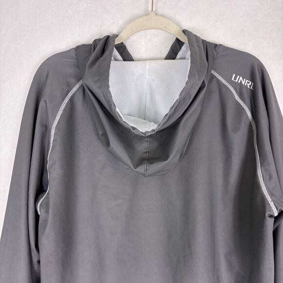 UNRL SilkSeries MN Hockey Grey Hooded Pullover Sweatshirt Men's Large - Picture 11 of 13